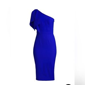 Dress The Population Tiffany One Shoulder Dress